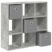 Bufet cu sertar Gri din beton 73,5 x 24 x 69,5 cm - WALTI WALTI
