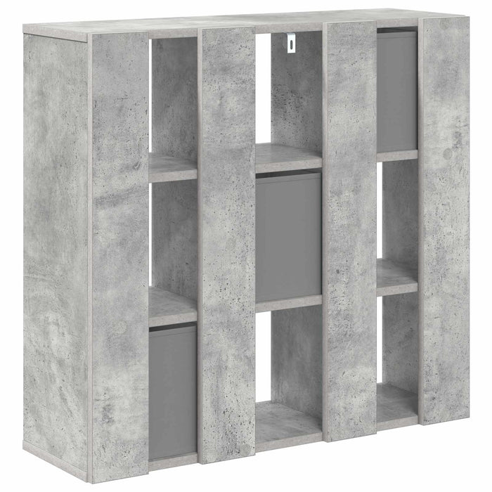 Bufet cu sertar Gri din beton 73,5 x 24 x 69,5 cm - WALTI WALTI