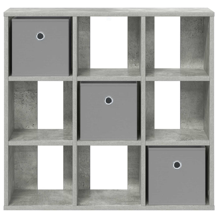 Bufet cu sertar Gri din beton 73,5 x 24 x 69,5 cm - WALTI WALTI