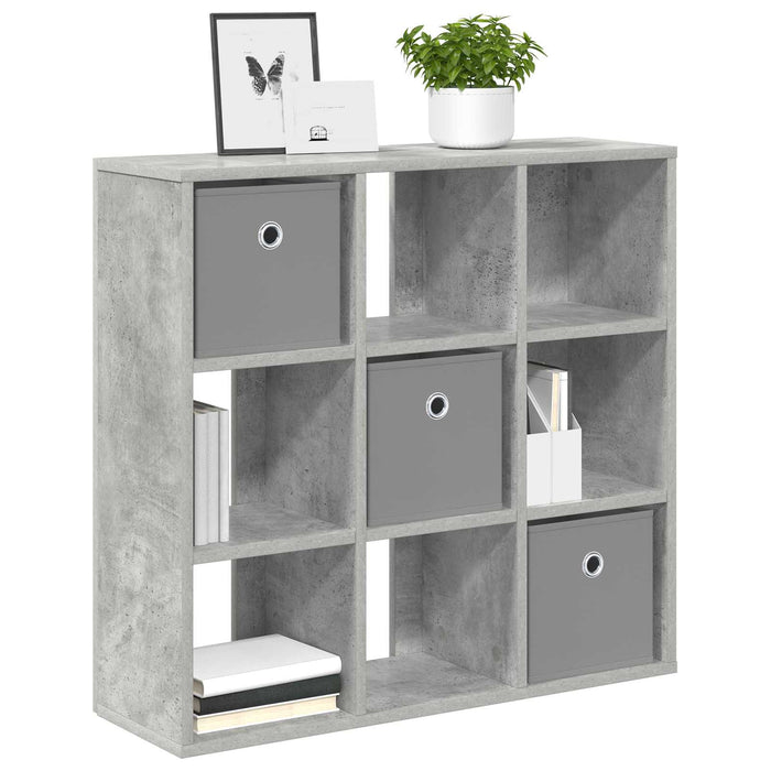 Bufet cu sertar Gri din beton 73,5 x 24 x 69,5 cm - WALTI WALTI