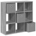 Bufet cu sertar Gri Sonoma 73,5 x 24 x 69,5 cm - WALTI WALTI