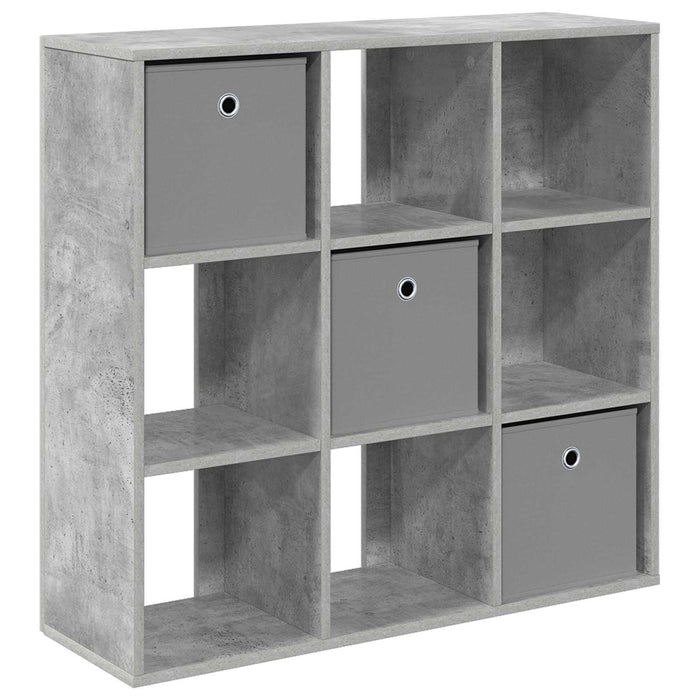 Bufet cu sertar Gri din beton 88,5 x 29 x 84,5 cm - WALTI WALTI
