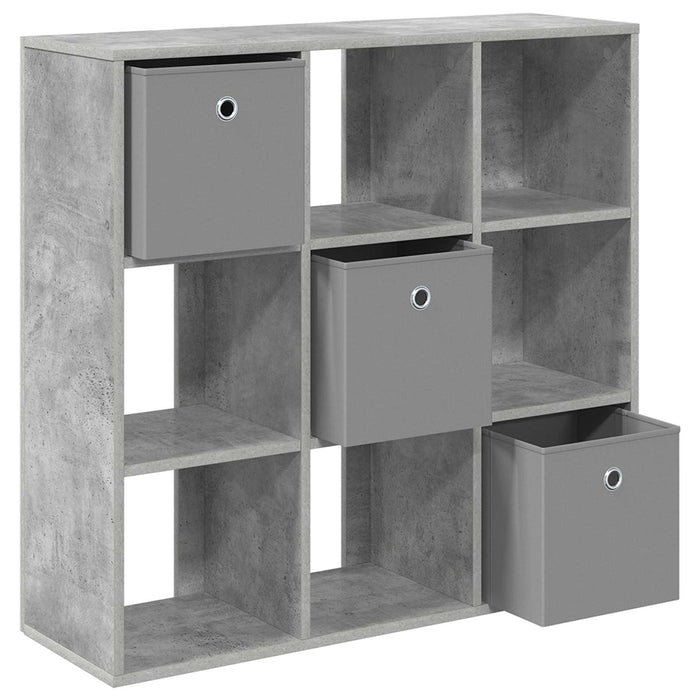 Bufet cu sertar Gri din beton 88,5 x 29 x 84,5 cm - WALTI WALTI