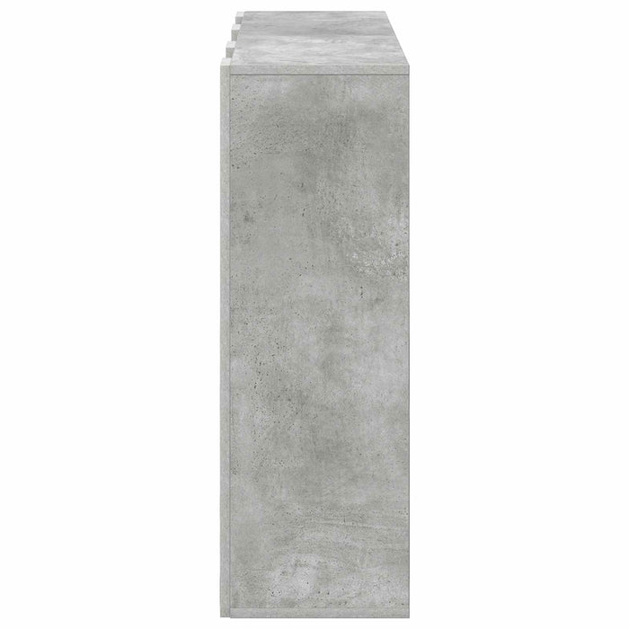 Bufet cu sertar Gri din beton 88,5 x 29 x 84,5 cm - WALTI WALTI