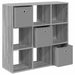 Bufet cu sertar Gri Sonoma 88,5 x 29 x 84,5 cm - WALTI WALTI