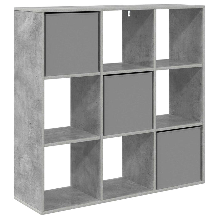 Bufet cu sertar Gri din beton 102 x 31 x 99,5 cm - WALTI WALTI