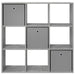 Bufet cu sertar Gri din beton 102 x 31 x 99,5 cm - WALTI WALTI