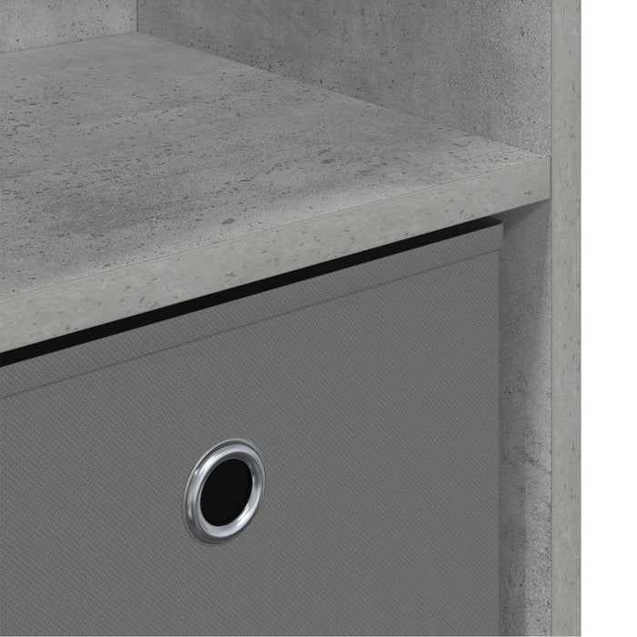 Bufet cu sertar Gri din beton 73,5 x 22,5 x 53,5 cm - WALTI WALTI