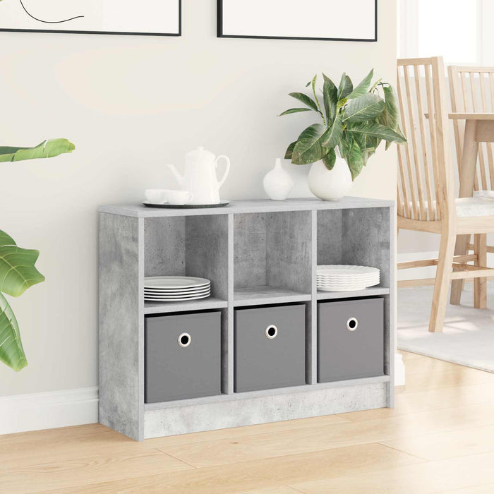 Bufet cu sertar Gri din beton 73,5 x 22,5 x 53,5 cm - WALTI WALTI