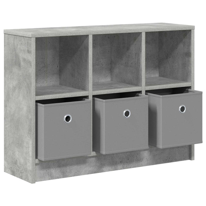Bufet cu sertar Gri din beton 73,5 x 22,5 x 53,5 cm - WALTI WALTI