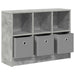 Bufet cu sertar Gri din beton 73,5 x 22,5 x 53,5 cm - WALTI WALTI