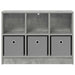 Bufet cu sertar Gri din beton 73,5 x 22,5 x 53,5 cm - WALTI WALTI