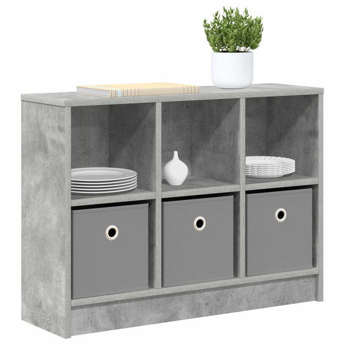 Bufet cu sertar Gri din beton 73,5 x 22,5 x 53,5 cm - WALTI WALTI