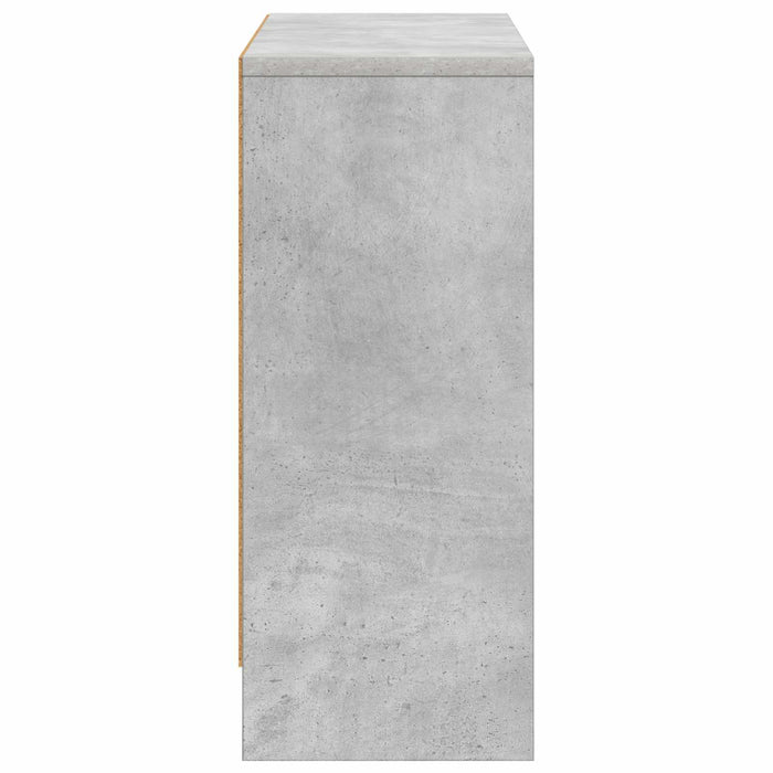 Bufet cu sertar Gri din beton 73,5 x 22,5 x 53,5 cm - WALTI WALTI