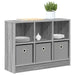 Bufet cu sertar Gri Sonoma 73,5 x 22,5 x 53,5 cm - WALTI WALTI