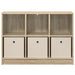 Bufet cu sertar Stejar Sonoma 88,5 x 27,5 x 63,5 cm - WALTI WALTI