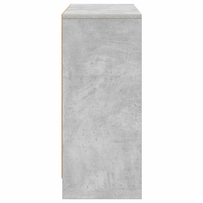 Bufet cu sertar Gri din beton 88,5 x 27,5 x 63,5 cm - WALTI WALTI