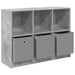 Bufet cu sertar Gri din beton 102 x 32 x 73,5 cm - WALTI WALTI