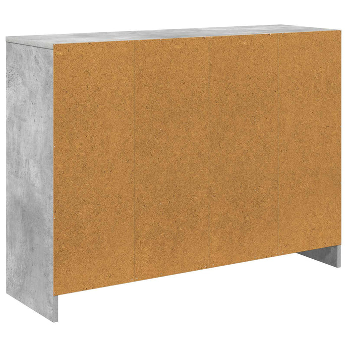 Bufet cu sertar Gri din beton 102 x 32 x 73,5 cm - WALTI WALTI