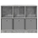 Bufet cu sertar Gri din beton 102 x 32 x 73,5 cm - WALTI WALTI