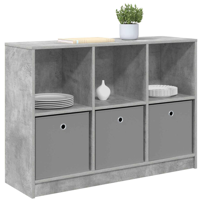 Bufet cu sertar Gri din beton 102 x 32 x 73,5 cm - WALTI WALTI