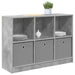 Bufet cu sertar Gri din beton 102 x 32 x 73,5 cm - WALTI WALTI