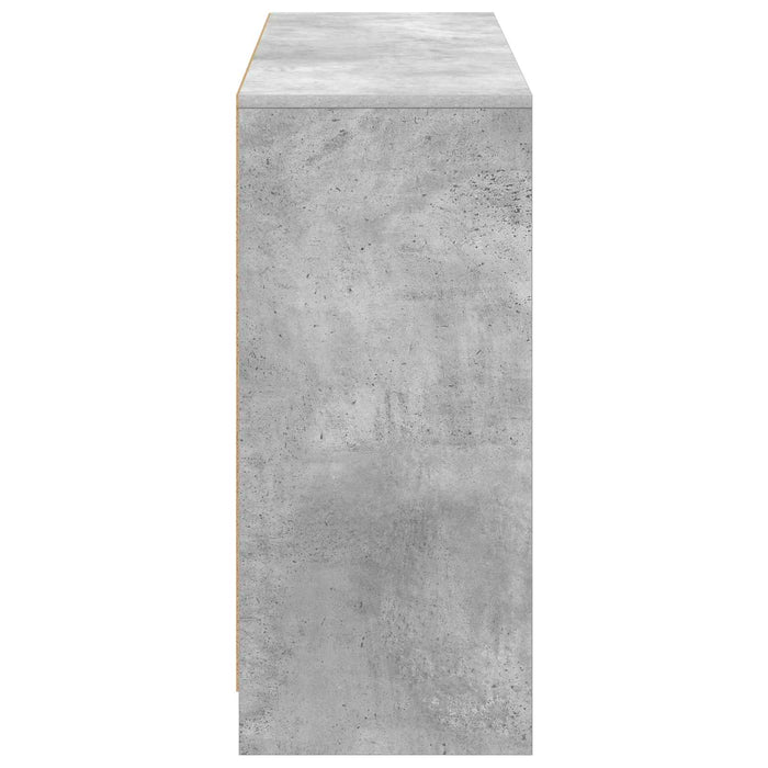 Bufet cu sertar Gri din beton 102 x 32 x 73,5 cm - WALTI WALTI