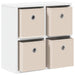 Bufet cu sertar Alb 49,5 x 22 x 47 cm - WALTI WALTI