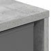 Bufet cu sertar Gri din beton 49,5 x 22 x 47 cm - WALTI WALTI