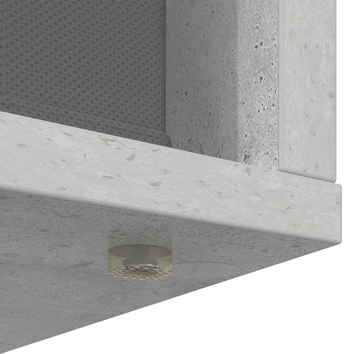 Bufet cu sertar Gri din beton 49,5 x 22 x 47 cm - WALTI WALTI