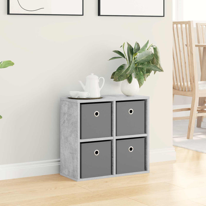 Bufet cu sertar Gri din beton 49,5 x 22 x 47 cm - WALTI WALTI