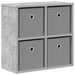 Bufet cu sertar Gri din beton 49,5 x 22 x 47 cm - WALTI WALTI