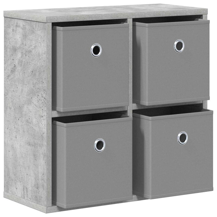 Bufet cu sertar Gri din beton 49,5 x 22 x 47 cm - WALTI WALTI