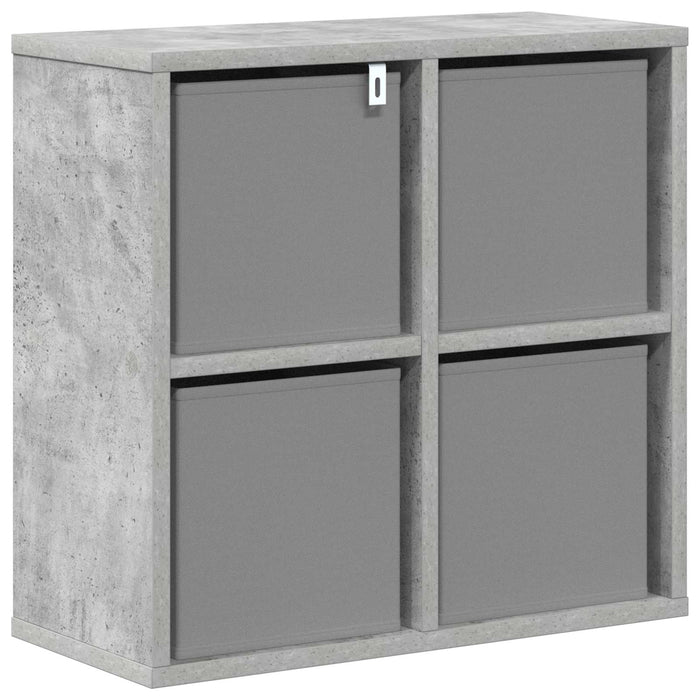 Bufet cu sertar Gri din beton 49,5 x 22 x 47 cm - WALTI WALTI