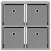 Bufet cu sertar Gri Sonoma 49,5 x 22 x 47 cm - WALTI WALTI