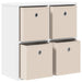 Bufet cu sertar Alb 59,5 x 27 x 57 cm - WALTI WALTI