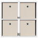 Bufet cu sertar Alb 59,5 x 27 x 57 cm - WALTI WALTI
