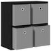 Bufet cu sertar Stejar Negru 59,5 x 27 x 57 cm - WALTI WALTI