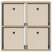 Bufet cu sertar Stejar Sonoma 59,5 x 27 x 57 cm - WALTI WALTI