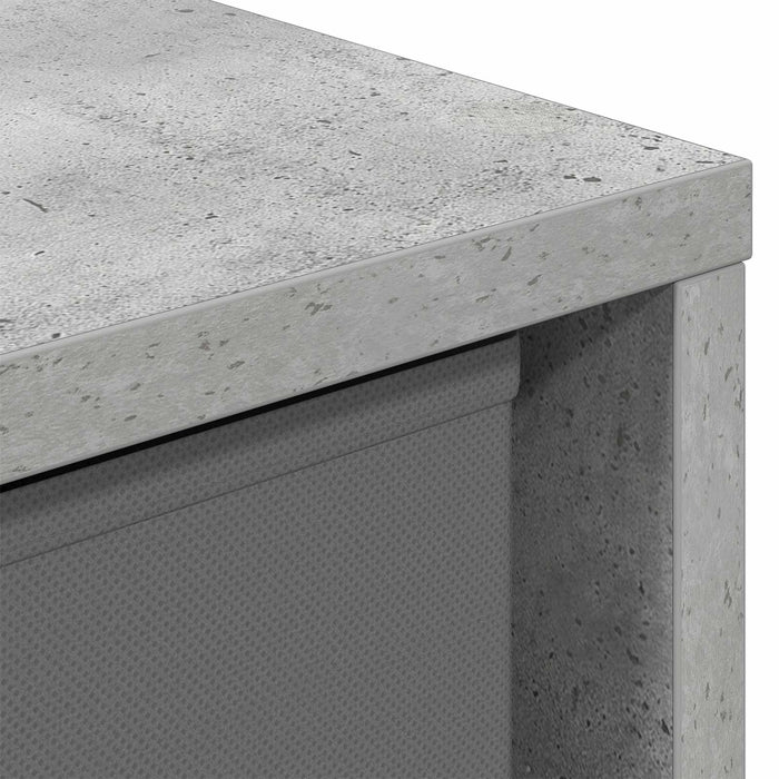Bufet cu sertar Gri din beton 59,5 x 27 x 57 cm - WALTI WALTI