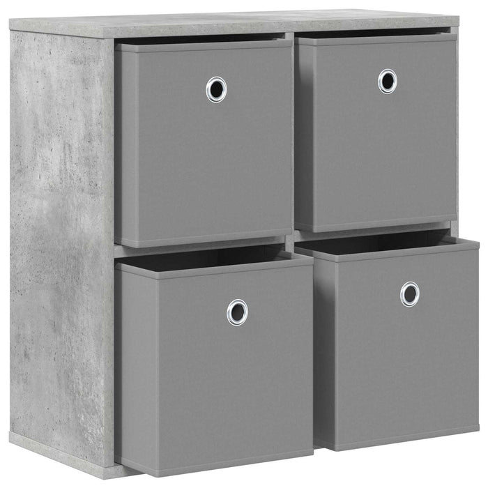 Bufet cu sertar Gri din beton 59,5 x 27 x 57 cm - WALTI WALTI