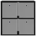 Bufet cu sertar Stejar Negru 68,5 x 32 x 67 cm - WALTI WALTI