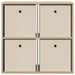 Bufet cu sertar Stejar Sonoma 68,5 x 32 x 67 cm - WALTI WALTI