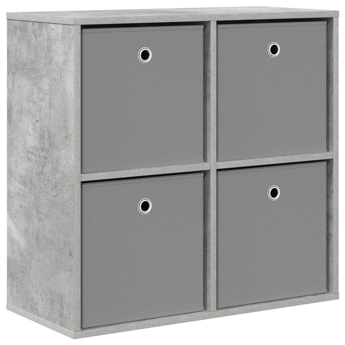 Bufet cu sertar Gri din beton 68,5 x 32 x 67 cm - WALTI WALTI
