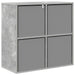 Bufet cu sertar Gri din beton 68,5 x 32 x 67 cm - WALTI WALTI