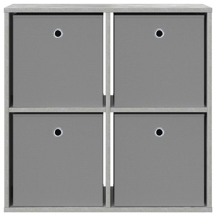 Bufet cu sertar Gri din beton 68,5 x 32 x 67 cm - WALTI WALTI