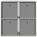 Bufet cu sertar Gri din beton 68,5 x 32 x 67 cm - WALTI WALTI