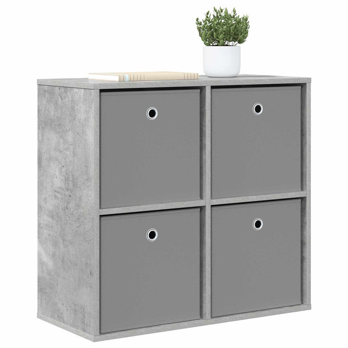 Bufet cu sertar Gri din beton 68,5 x 32 x 67 cm - WALTI WALTI