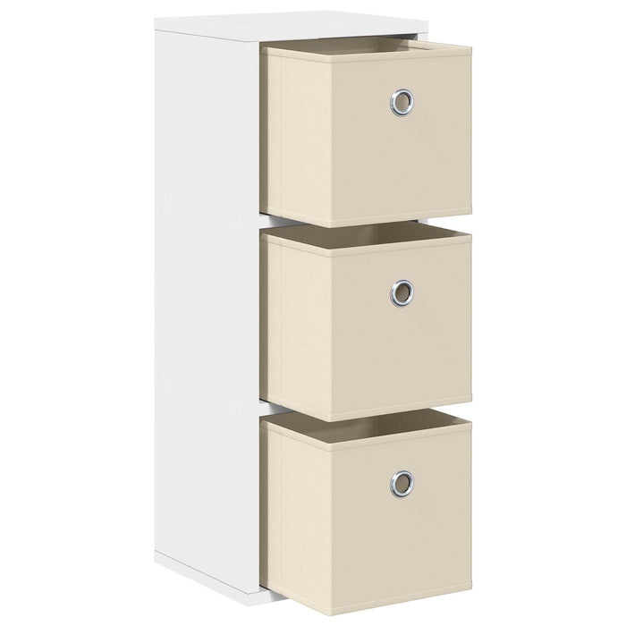 Bufet cu sertar Alb 25,5 x 22 x 69,5 cm - WALTI WALTI