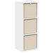 Bufet cu sertar Alb 25,5 x 22 x 69,5 cm - WALTI WALTI